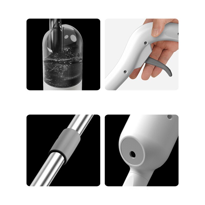 Oneup spray water desinfecterende vloeibare dweil huishoudelijke houten vloer dweil 360 graden roterende handmatige waternevel dweil