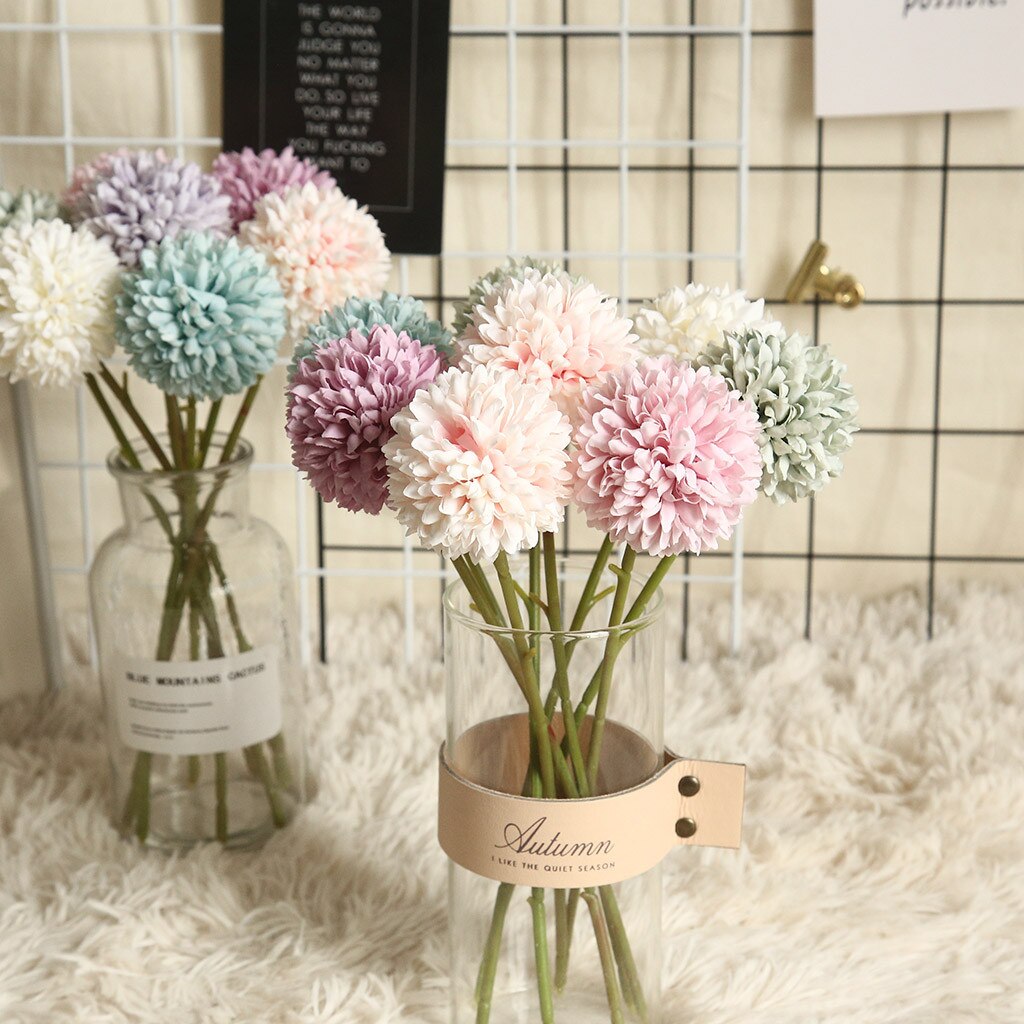 Home Decoration Wedding Simulation Living Room Decor Flower Decoration Wedding Simulation Dandelion Decoration Wedding Bouquets