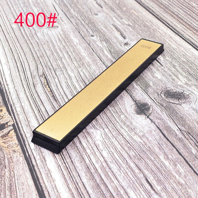 Diamant doré bru pierre de mise en forme angle fixe tranchant ener pierre de rodage couteau de cuisine bord d'apex la lame est tranchante: 400 Grit