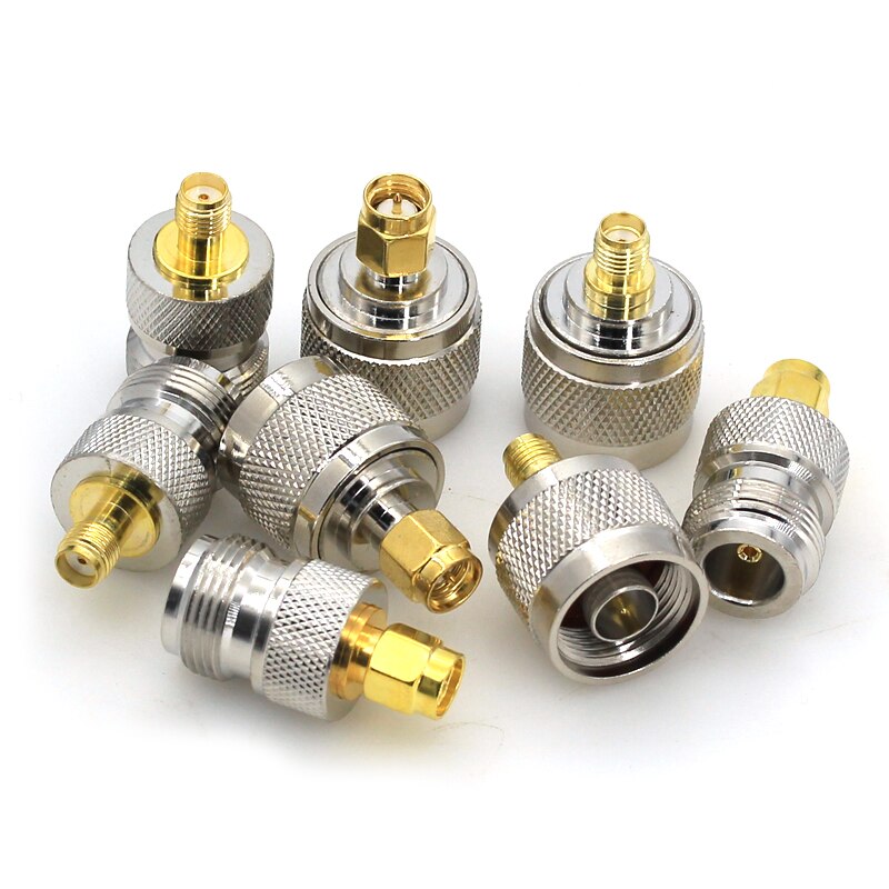 Connecteurs SMA à N, Type mâle femelle RF, adaptateur, Kit de Test, convertisseur, câbles de Transmission, connecteur N à SMA, 1 pièces