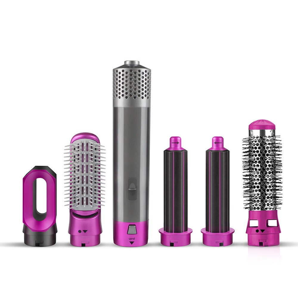 Electric Blow Dryer 5 In 1 Hair Dryer Volumizer Rotating Hairdryer Hair Straightener Comb Curling Brush Hair Dryer Hair Air Comb