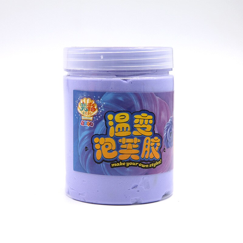 BBSKY 100G Super Licht Polymer Ton Temperatur Änderungen Farbe freundlicher Früer Bildung Spielzeug DIY Farbige Schlamm zu Filtern C199: Blau grau