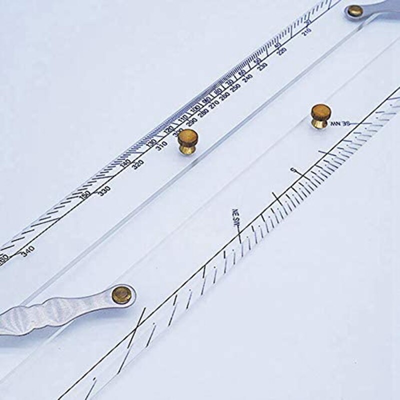 Marine Rule Parallel Rule Nautical Charts Parallel Rule Points Card To Draw the Parallel Rule