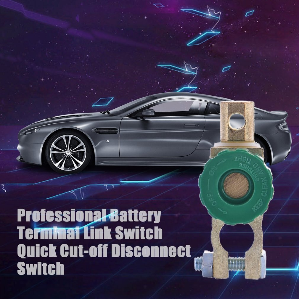 Zinc Alloy Copper Battery Terminal Link Switch Quick Cut-off Disconnect Isolator Switch Auto Car Accessories