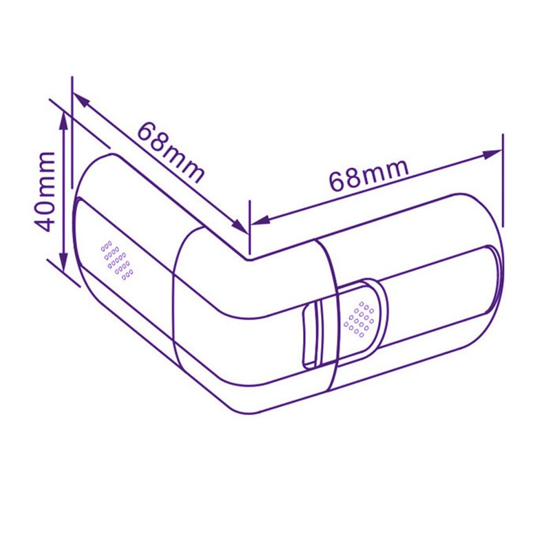 5 stuks Lade voor Kinderen Veiligheid Baby Deur Veiligheid Hoek/Baby Safty Producten Corner Cover 90 Hoek Vorm veiligheidsslot