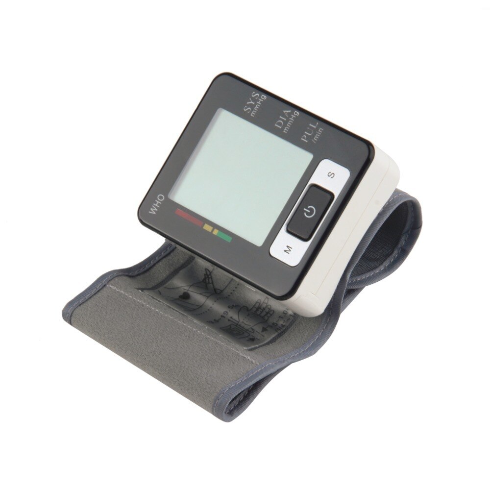 Automatische Pols Bloeddrukmeter Bovenste Digitale Hartslagmeter Lcd-scherm Tonometer Bloeddrukmeters pulsometer