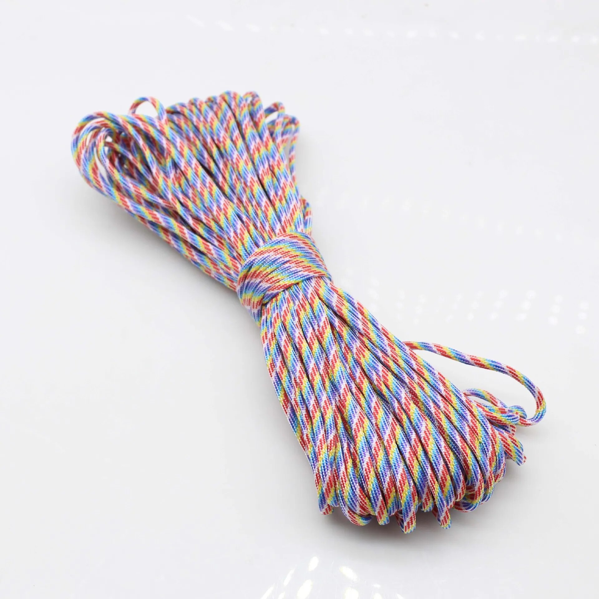 30M Paracord Outdoor Camping, Smycz survivalowa, Lina spadochronowa, Akcesoria do namiotów spacerowych: W kolorze khaki