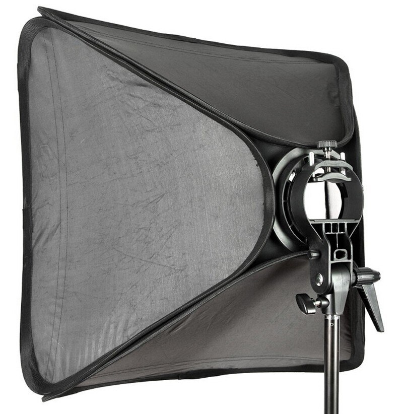 GODOX 40x40cm/50x50cm/60x60cm/80x80cm Softbox with S-Type Bracket Stable Bowens Mount Flash Bracket Mount Foldable Softbox Kit