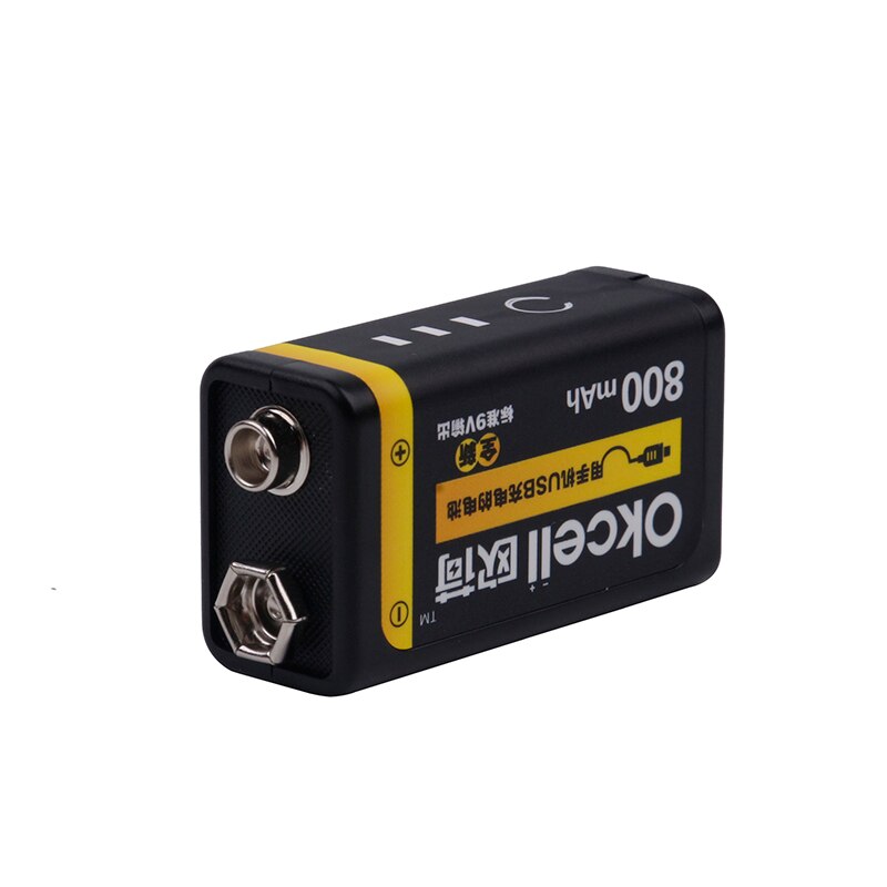 OKCELL 9V Rechargeable Battery 800mAh USB Portable OKcell Micro USB Batteries For RC Helicopter Model Microphone Bateria