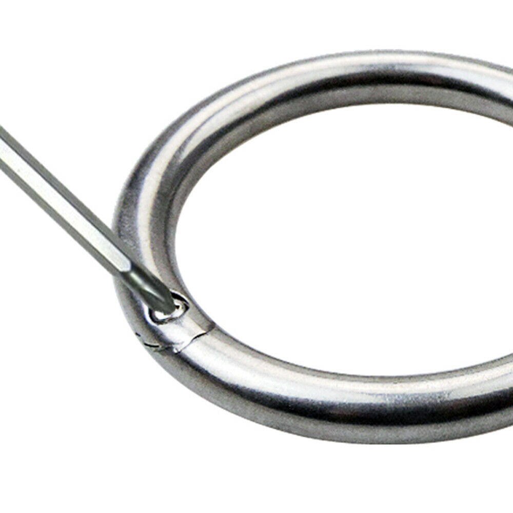 Ko näsa ring 3.9 tum tjur ko nötkreatur nötring rostfritt stål gård djur levererar sällskapsdjur produkter
