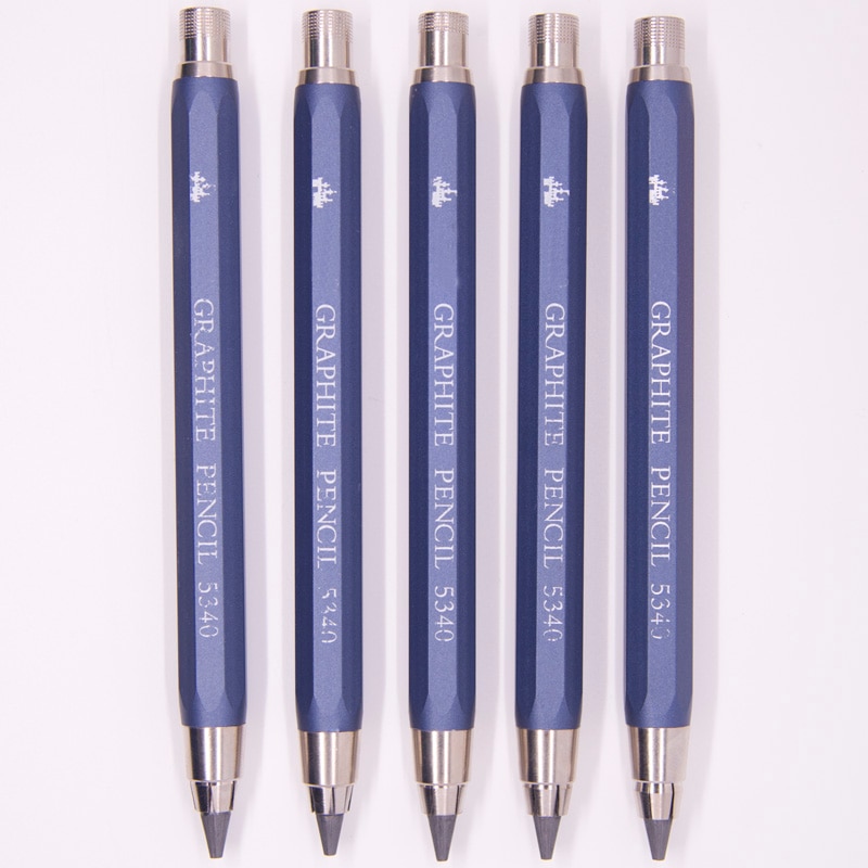 Høj 5.6 mm mekanisk blyantholder skitse og tegning blyant aluminium & kobber