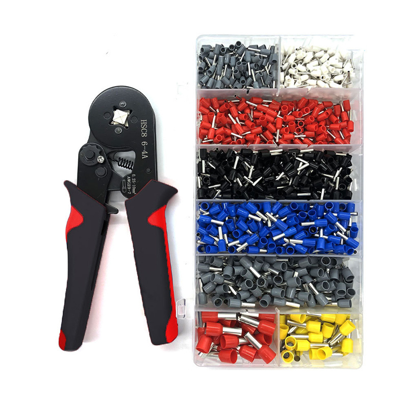 Mini Beentje Crimper Tang Tool Multi Specificatie Buisvormige Terminal Krimpen Tang Draad Huishoudelijke Elektrische Kit HSC8 6-4/16-6: 3HSC8 6-4 and 1250