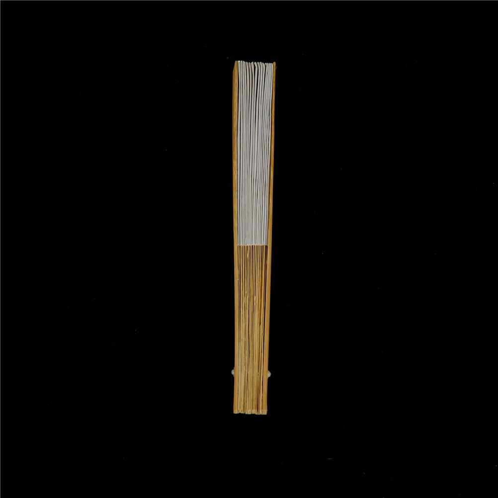 1/2pcs White Folding Paper Plain White Hand Fan Painted Handmade Wedding Party Favors Photo Props