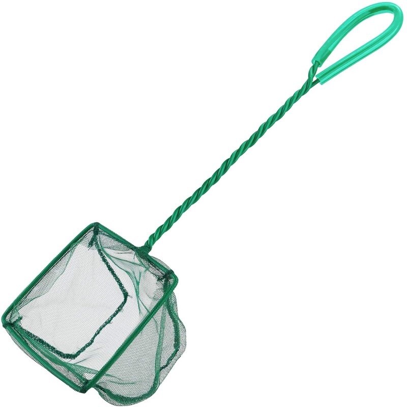 Aquarium Fish Net Fine Mesh Fishing Landing Net Fish Catch Nets Long Handle Fish Floating Objects Cleaning Tool
