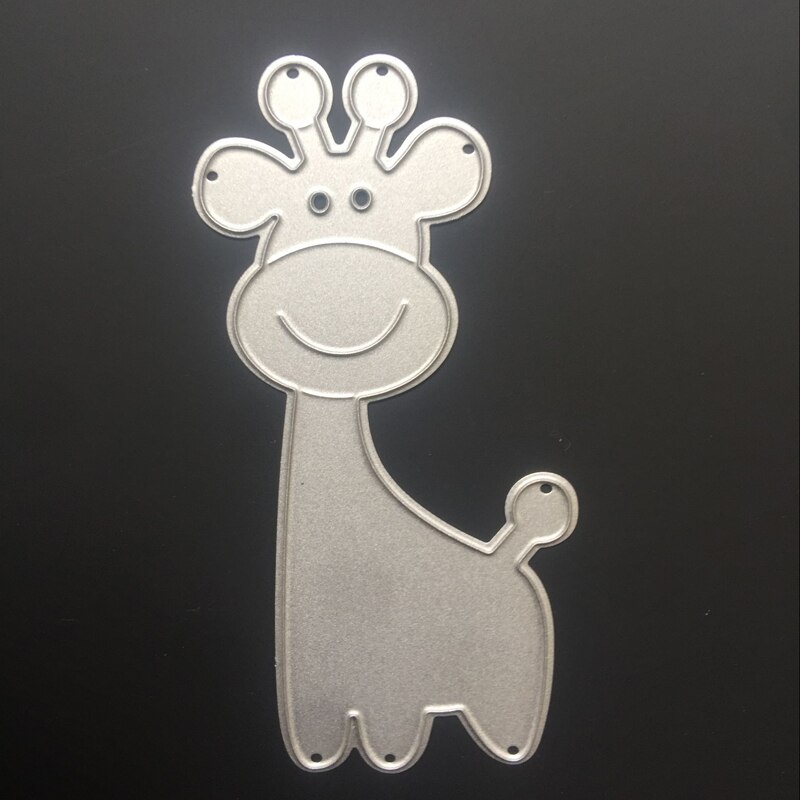 9.5*4.5cm metall håndverk giraff papir kutte dies scrapbooking diy bryllup bursdagskort