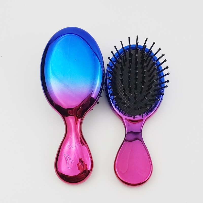 Brosse à cheveux femmes dégradé couleur peigne peigne de coiffure peigne de coiffure coussin d'air massage peigne outil de beauté outils de coiffure: color4