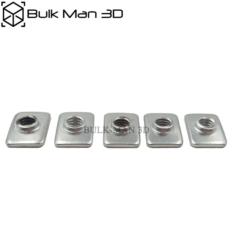 3D Printer Parts T Nut Carbon Steel Galvanized for OX CNC DIY Wooding Machanice , V-Slot -100PCS