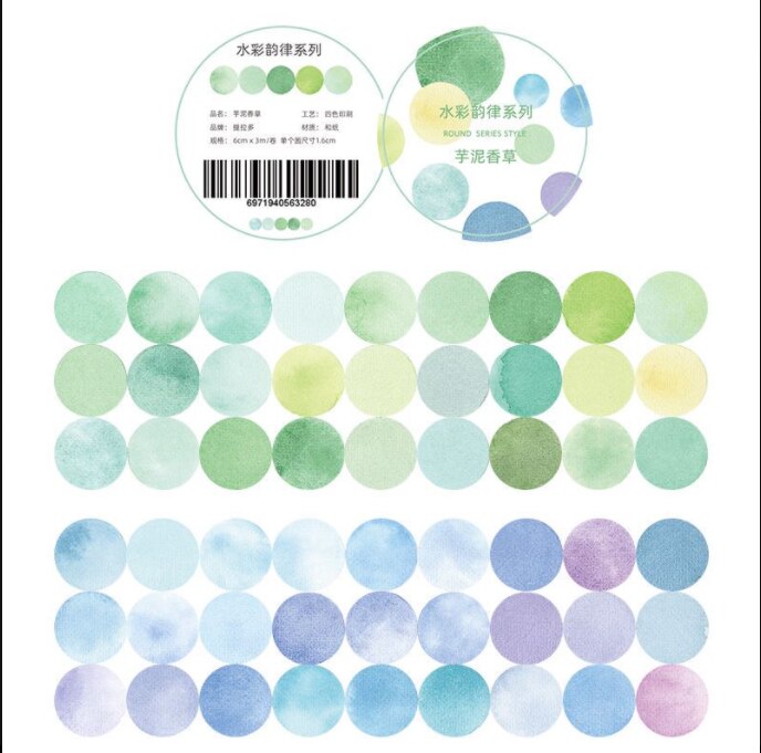 Cintas adhesivas decorativas para álbum de recortes diario, 1 Uds./1 lote, papel recortes, pegatinas, 3m: yunixiangcao
