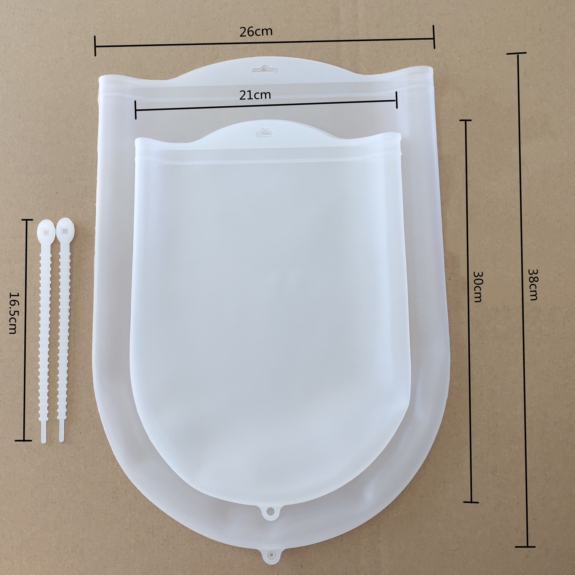 Sacchetto magico per impastare in silicone sacchetto per miscelatore per farina antiaderente strumenti per pasticceria da cucina riutilizzabili per Pannello pasticceria Pizza utensili da cucina