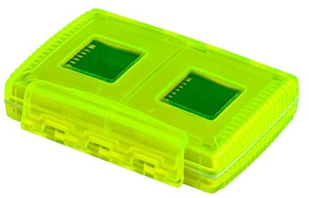 Gepe Card Safe Extreme 3862-Card Case 4 Compartimenten Neon Geel
