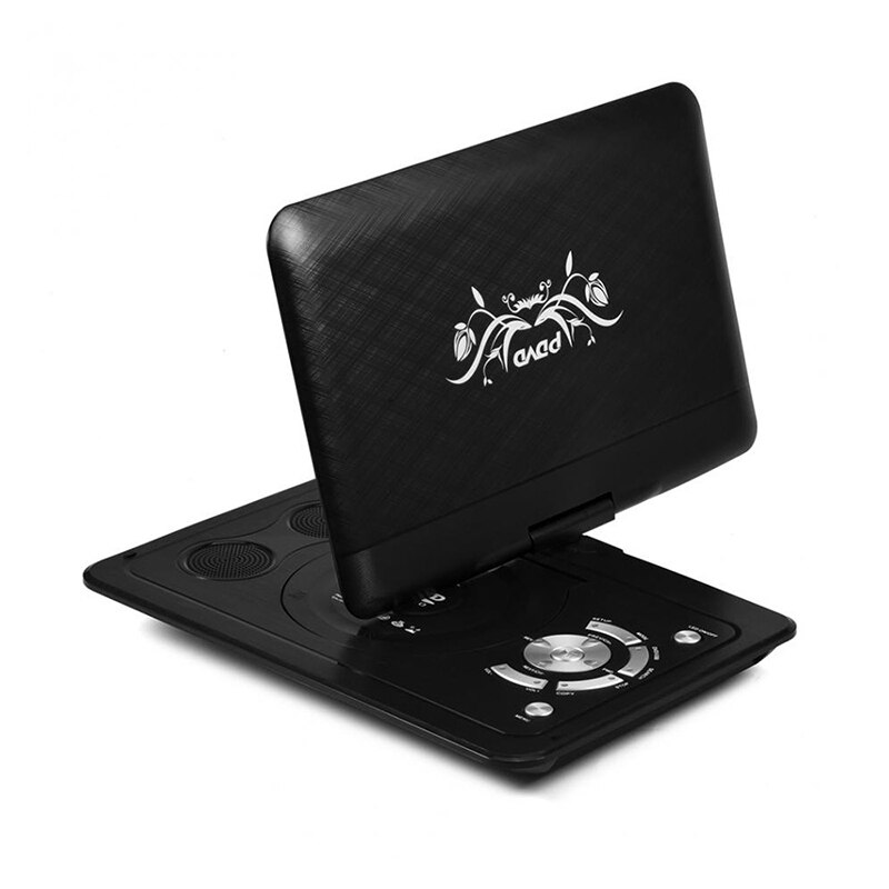 13.9 tommer hd bærbar dvd-afspiller , mp3/ cd/tv-afspiller med drejelig sn understøttet sd-kort fm-radiomodtager-eu-stik