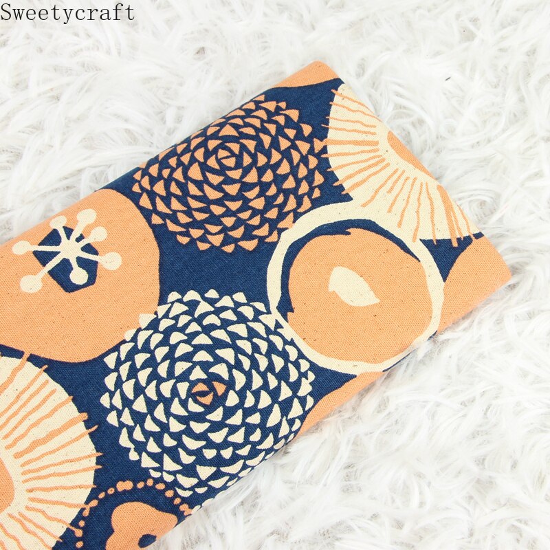 110 x 45cm paksu puuvillakangas by yard nordic flora print kangas tee itse tehty ompelu tilkkutäkki materiaali tarvikkeet kodintekstiilit