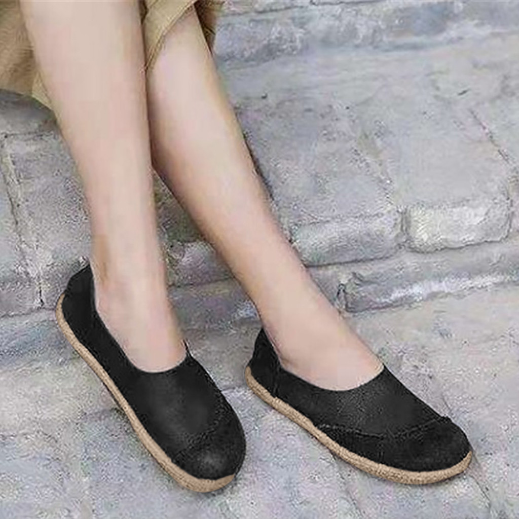 Women's Rome Large Size Slip- on Low Flat Heels Mixed Colors Casual Shoes Breathable Women's Sneaker Slip on Casual Shoe