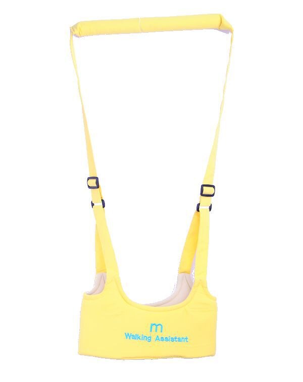 Walk Learning Belt/Infant Baby Summer Breathable Pure Cotton Ma Jia Shi Belt/Walking Wings Maternal And Child Supp: Yellow
