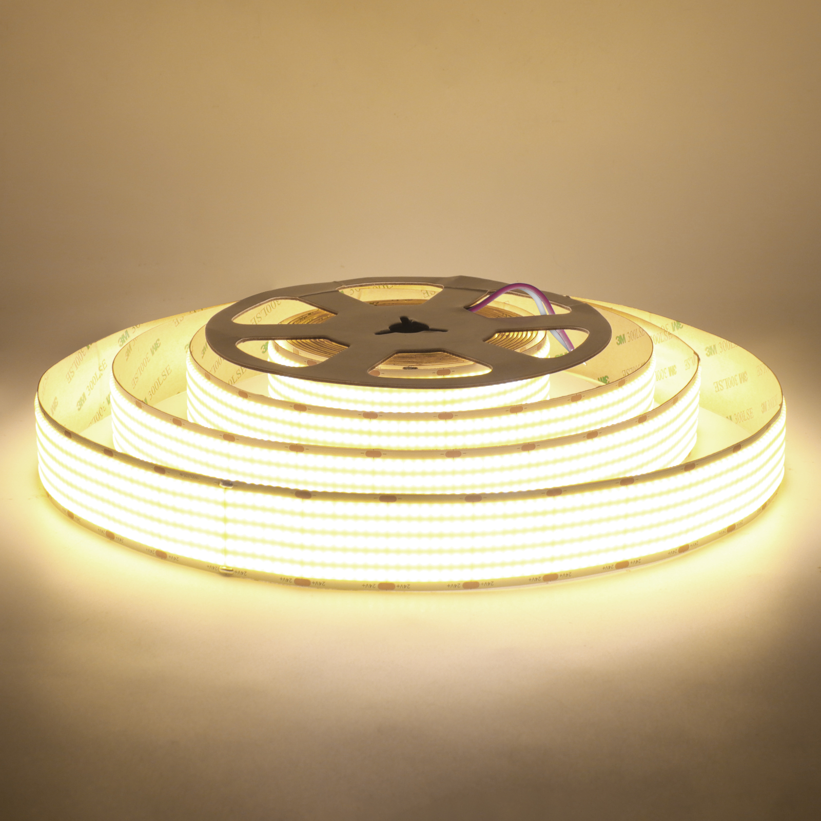 Ultra Bright COB LED Strip 24V 1600LEDs/m High Density Flexible Dimmable LED Light 30mm PCB Width COB Strip 3000K 4000K 6000K: Yellow / Emitting Color2 / 5m