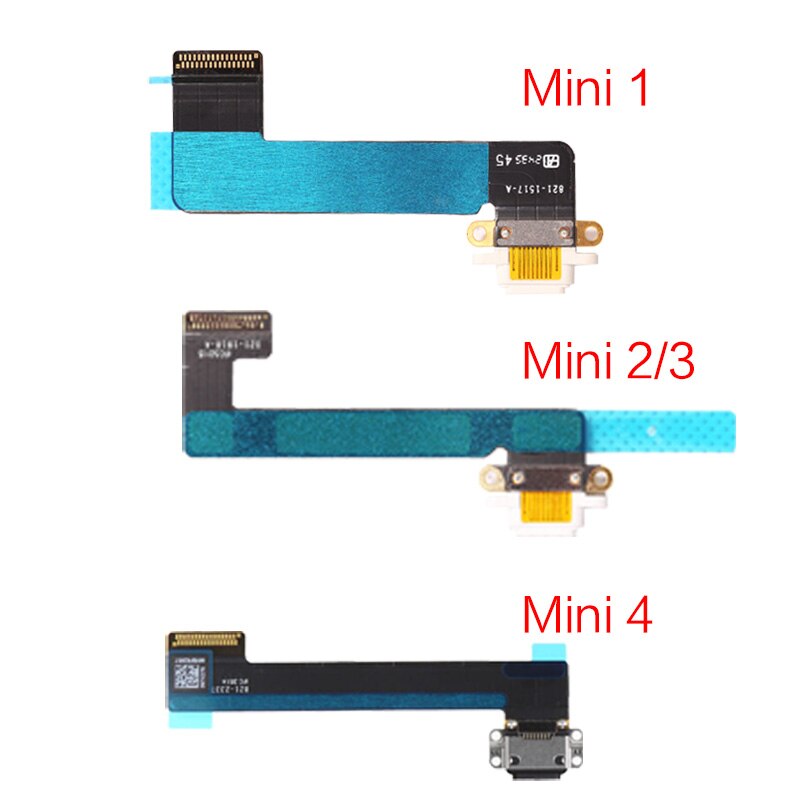 1 Uds cargador puerto de carga Dock conector USB Cable flexible para iPad Mini 1 2 3 4 A1432 A1454 A1489 A1490 A1599 A1600 A1538 A1550