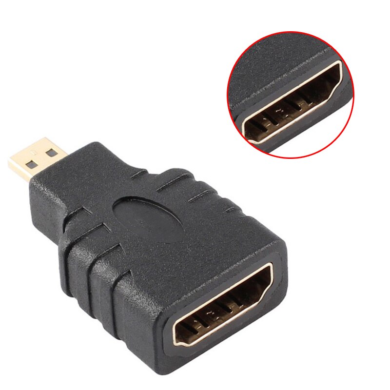 Micro-HDMI to HDMI Adapter,Micro-HDMI Male to HDMI Female Coupler Connector for Micro-HDMI Port Devices Support 1080P Resolution