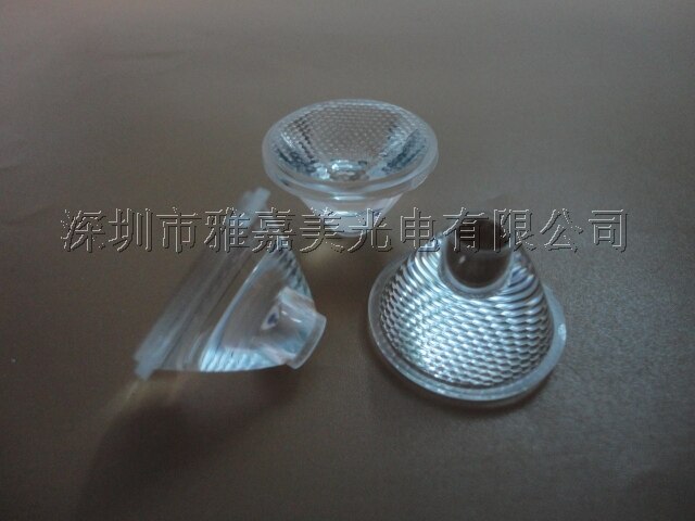 Cree LED lens Diameter 20mm Bead oppervlak (10 15 20 25 30 38 45 60 85 graden lens) XPE/XPG lens, XP-G2 Lens