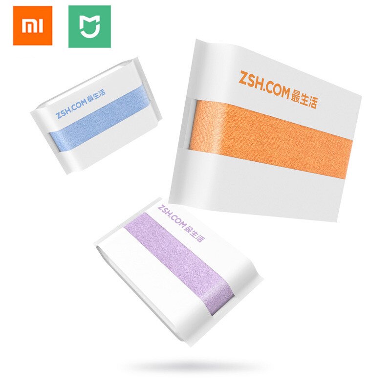 Xiaomi ZSH Polyegiene Antibacterical Towel Young Series 100% Cotton 5 Colors Highly Absorbent Bath Face Hand Towel