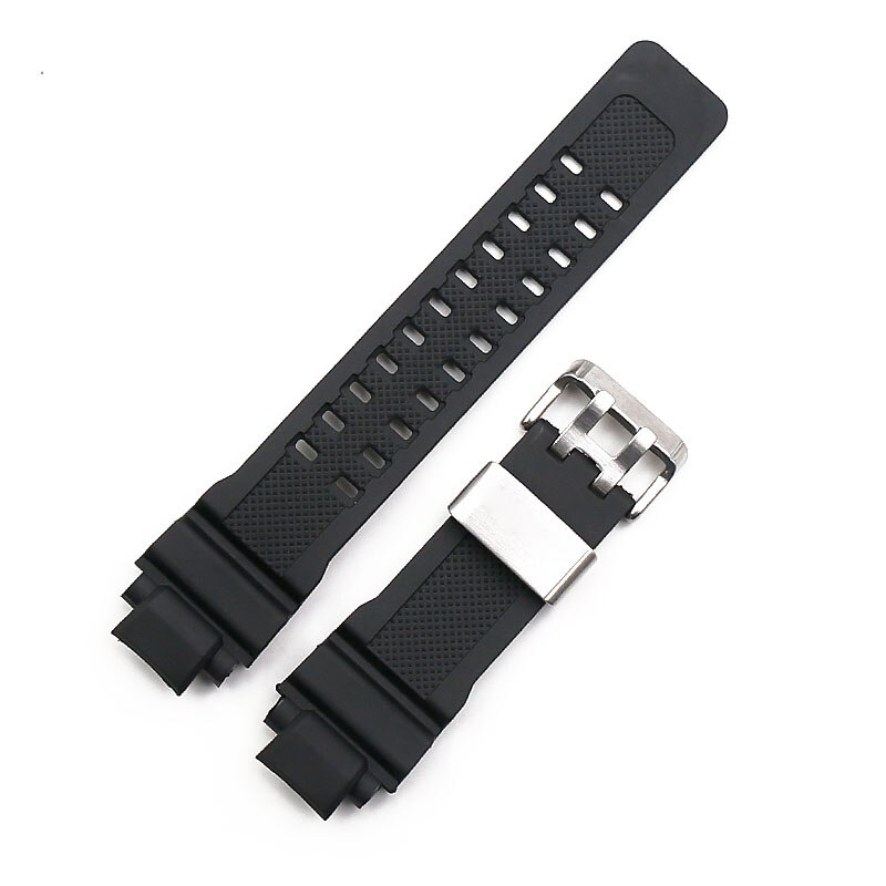 Herenharsband horloge accessoires gesp voor casio  gw1100 ga1000 gw4000 g1400 gwa 1000fc sport waterdichte horlogeband: Zwart