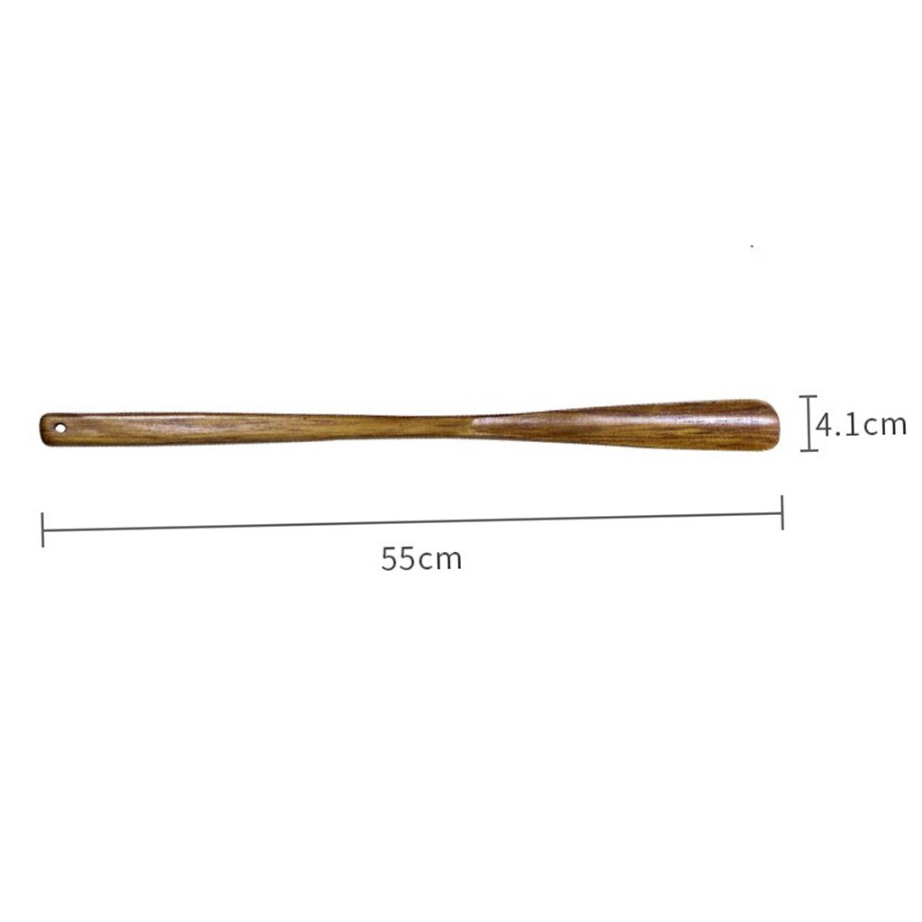 2 Pieces Wooden Women Kids Seniors Shoe Horns Lifter Wood Shoehorn Men's Long Solid 21inch