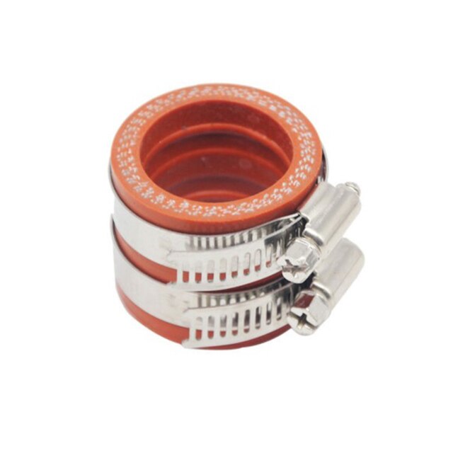 1 X Motorcycle Carburetor Inlet Intake Pipe Adapter Interface For 100-350cc ATV / Scooter / Dirt Bike / Go Kart Motorcycle Part: Orange