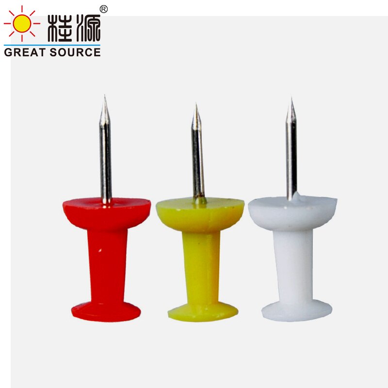 22Mm Punaise Push Pin Kleurrijke Hoofd Tekening Pin Fix Pin 40Pcs Per Doos (2 Dozen)
