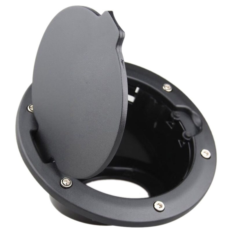 Fuel Filler Door Cover Gas Tank Cap 4-Door 2-Door for 2007 Jeep Wrangler JK & Unlimited