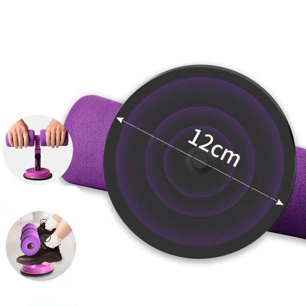 Suction Sit Up Aids T Bar Portable Ankle Support Sit-up Rack for Waist Abdomen Training and Gym Exercise Fitness THANKSLEE