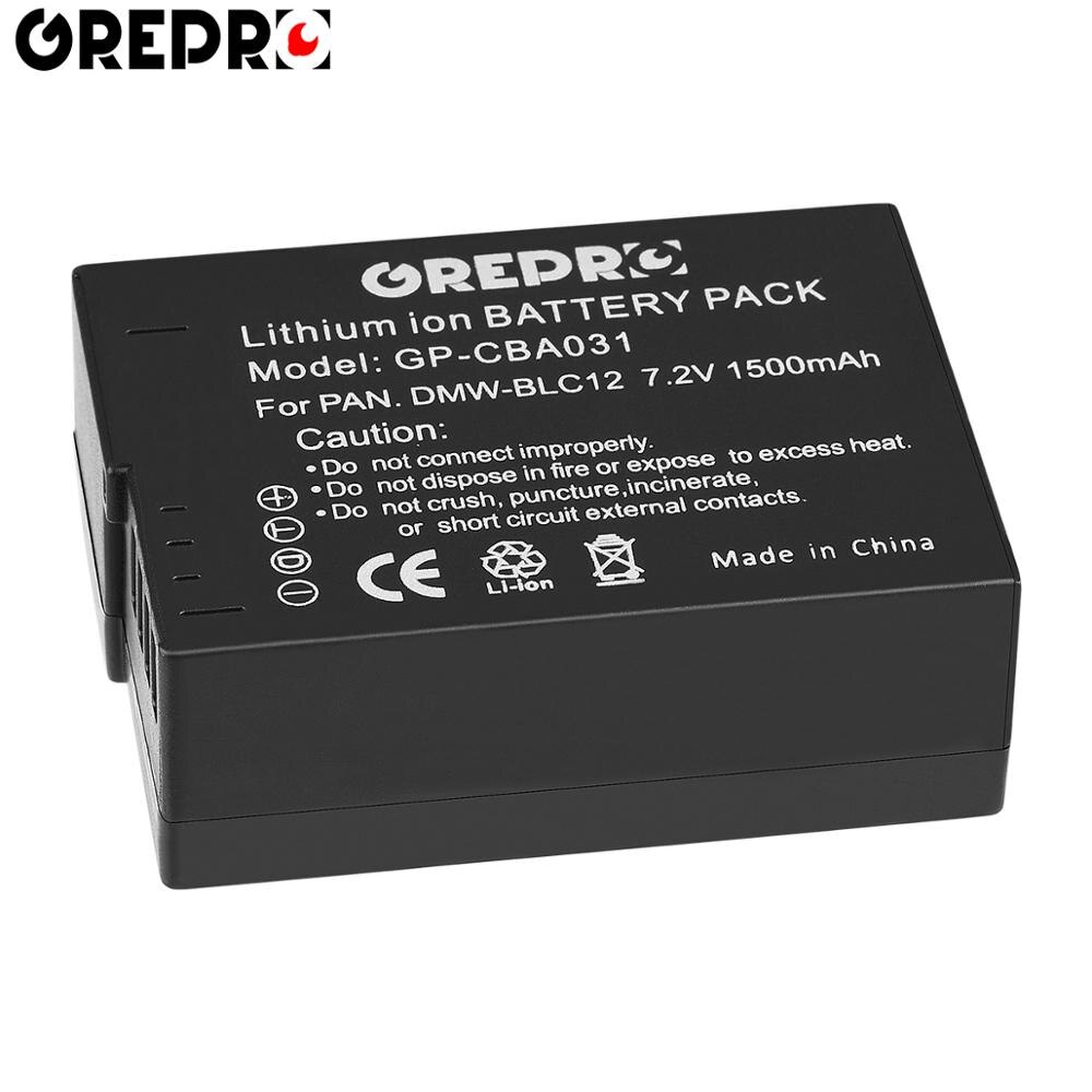 1500mAh DMW-BLC12 DMW BLC12 DMW-BLC12E Battery+ LCD Charger for Panasonic Lumix DMW-BLC12PP, FZ200, G5, G6, G7, GH2, GX8, FZ1000