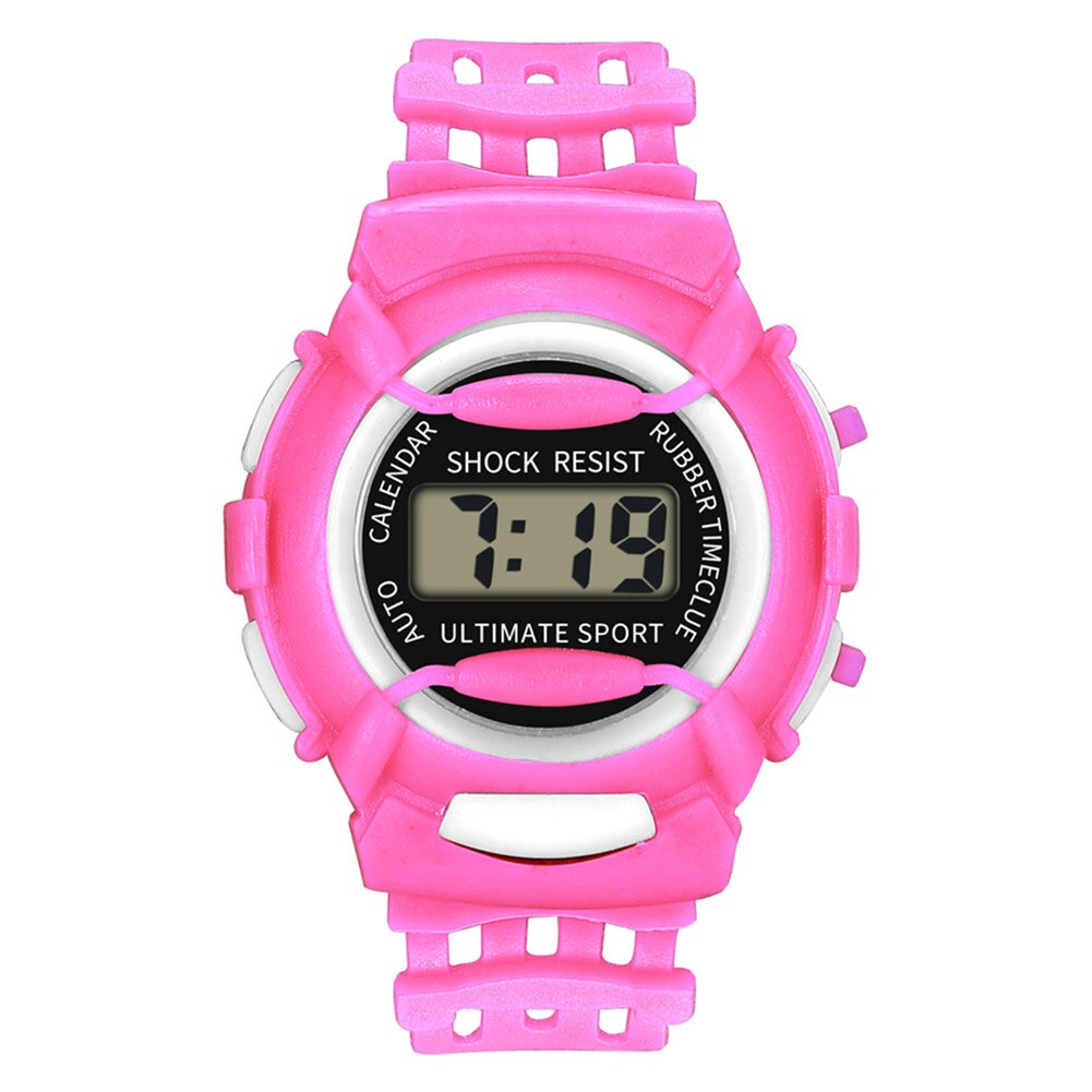 Kids Casual Electronic Watch Children Silicone Sports Watches Lightweight and Durable XIN