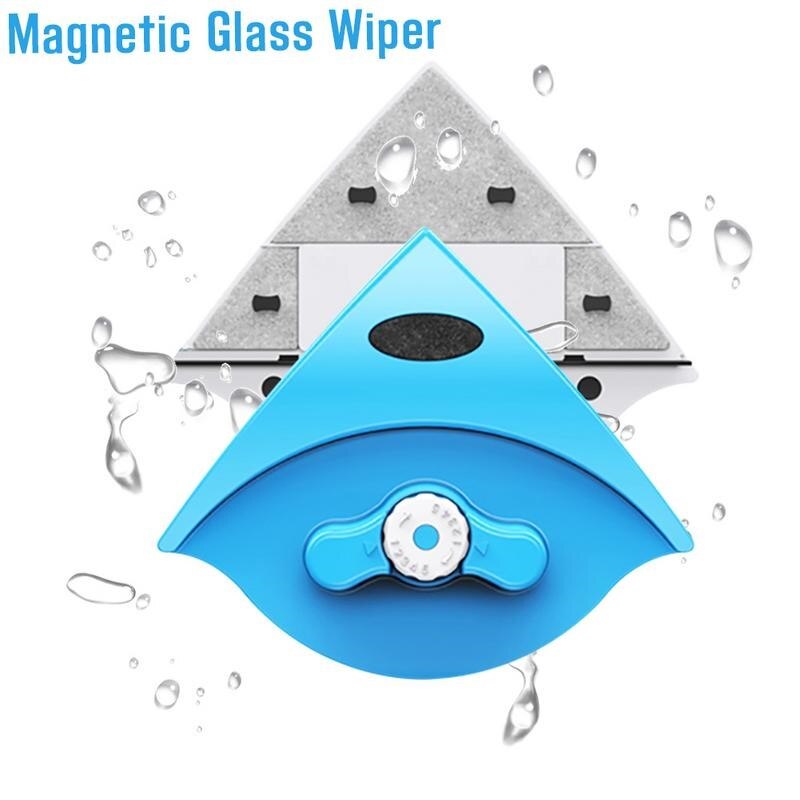 Dobbelt sidevindue magnetisk børste 5-25mm justerbar vinduespudser glasrenser vask rengøringsværktøjer til hjemmet