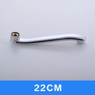 Stainless steel pipe s, 18/22/25 / 30cm kitchen faucet water outlet pipe: 22CM