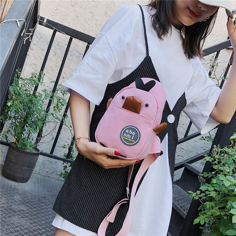 Sac toile femme sac canard sac coffre toile sac bandoulière femme tout match pochette bandoulière