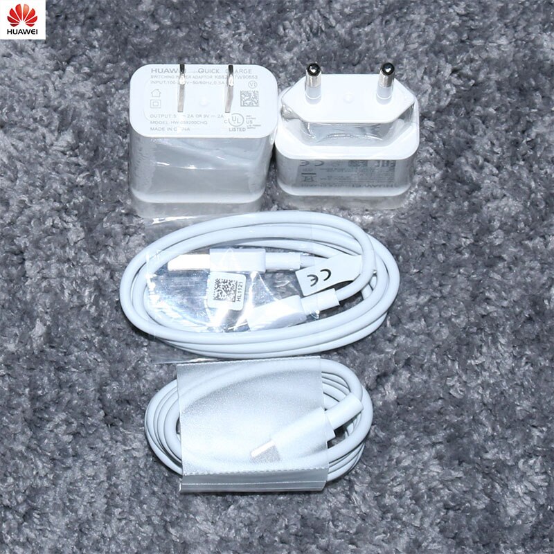 Huawei carregador 9V2A QC 2.0 Rápida Rápida Adaptador de Carga USB Para nova3 3i 4 honra 9 8x p7 p8 p9 p10 p20 lite companheiro 7 8 9