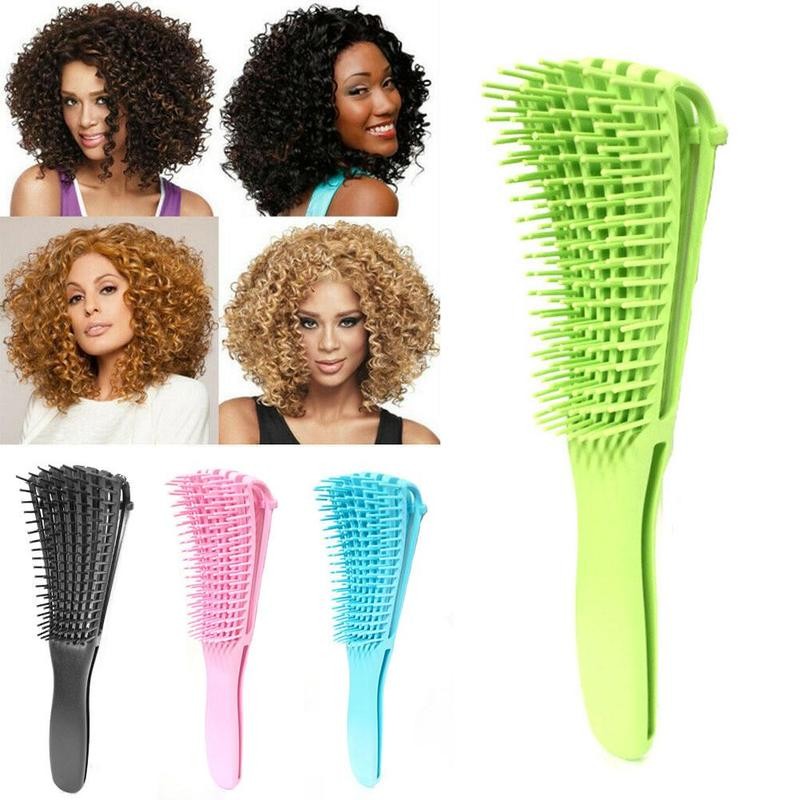 Abody-cepillo de silicona para masaje de cuero cabelludo, cepillo para el pelo con nudo antinudo, tipo pulpo