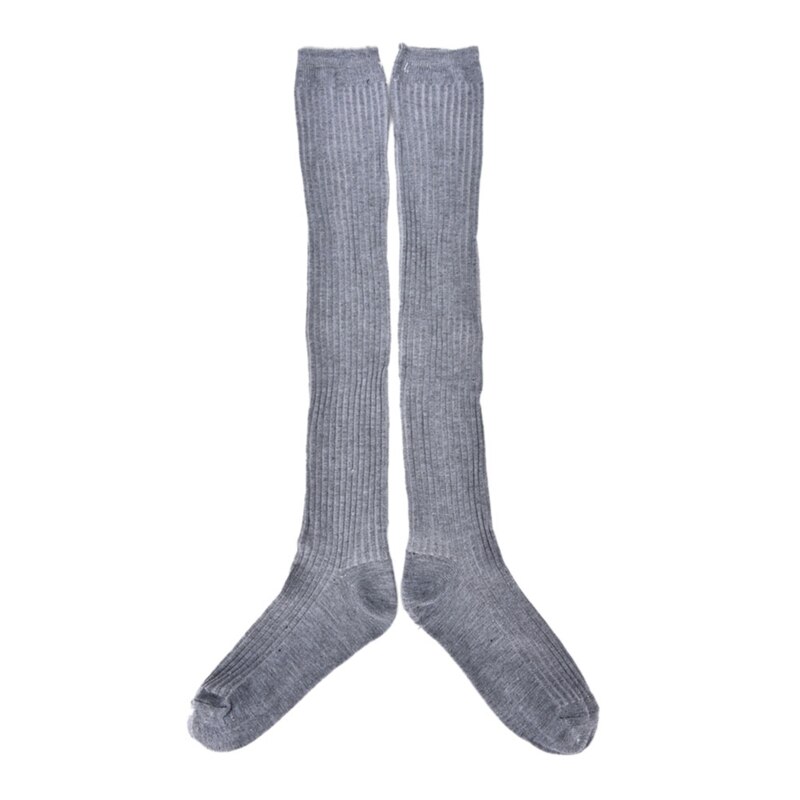 1 pari kestävät talvisukkahousut naisten tyttöjen pehmeät neulotut legginssit pituus:n. . 65cm: Harmaa