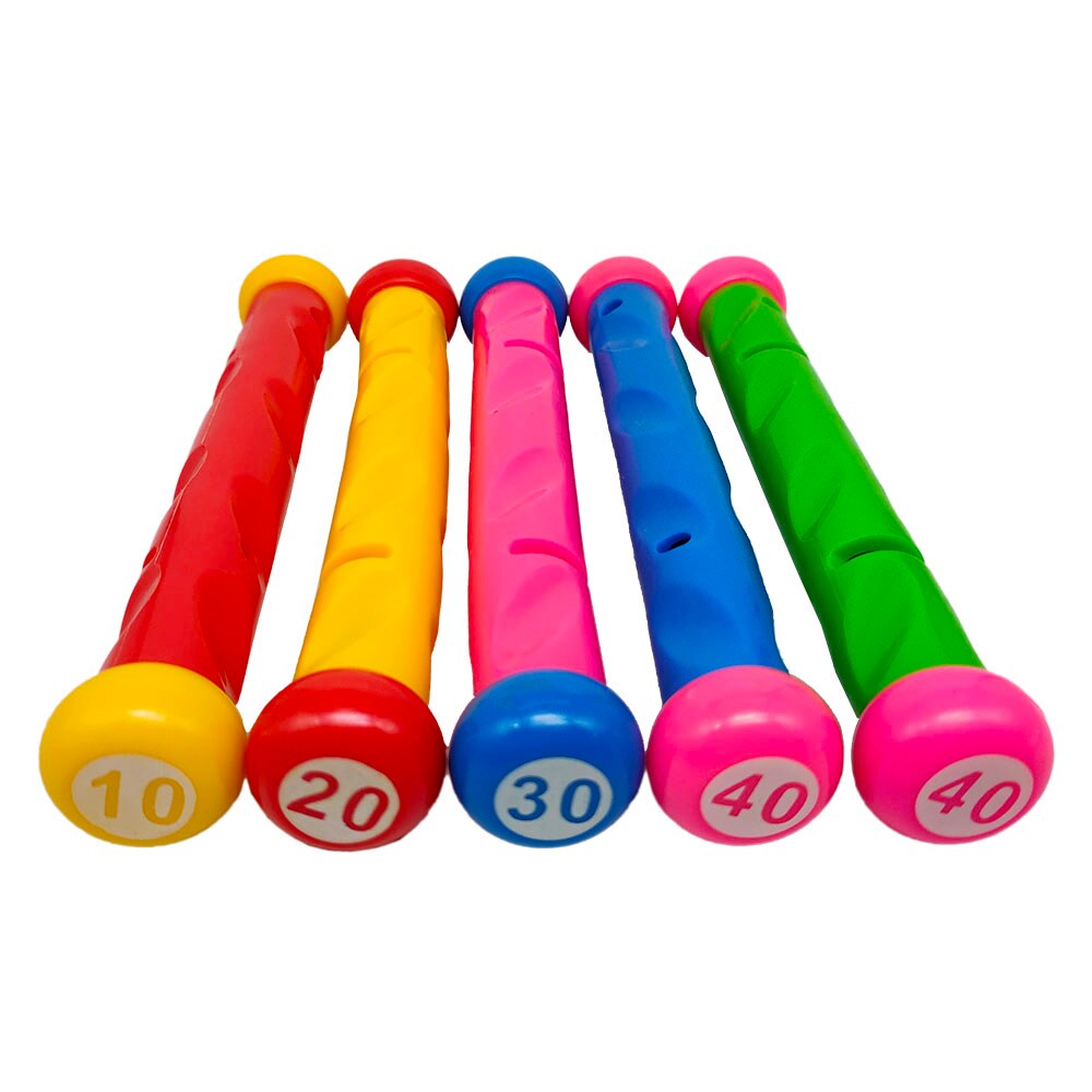 5 Pcs Duiken Sticks Grappige Zwembad Duiken Speelgoed Duiken Staven Kinderen Onderwater Zomer Gooien Duiken Spel Multicolor Strand Speelgoed