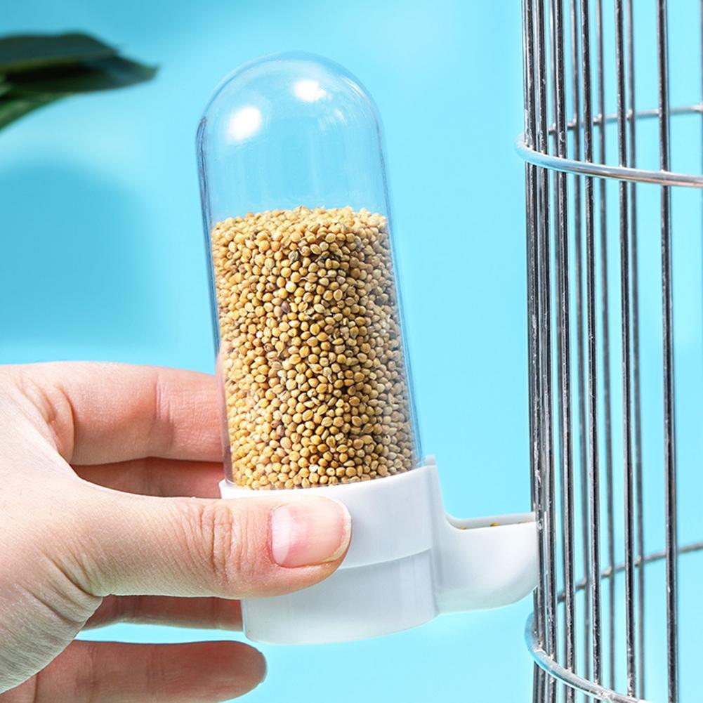 Bird Water Feeder Useful Bird Trough Pet Food Dispenser Water Bowl Parrot Feeder