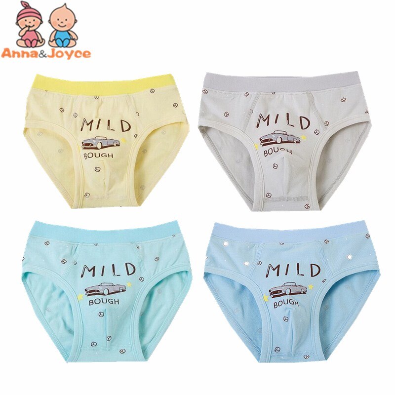 2 stuks / partij jongensondergoed babyjongens schattig ondergoed kinderen jongens slips